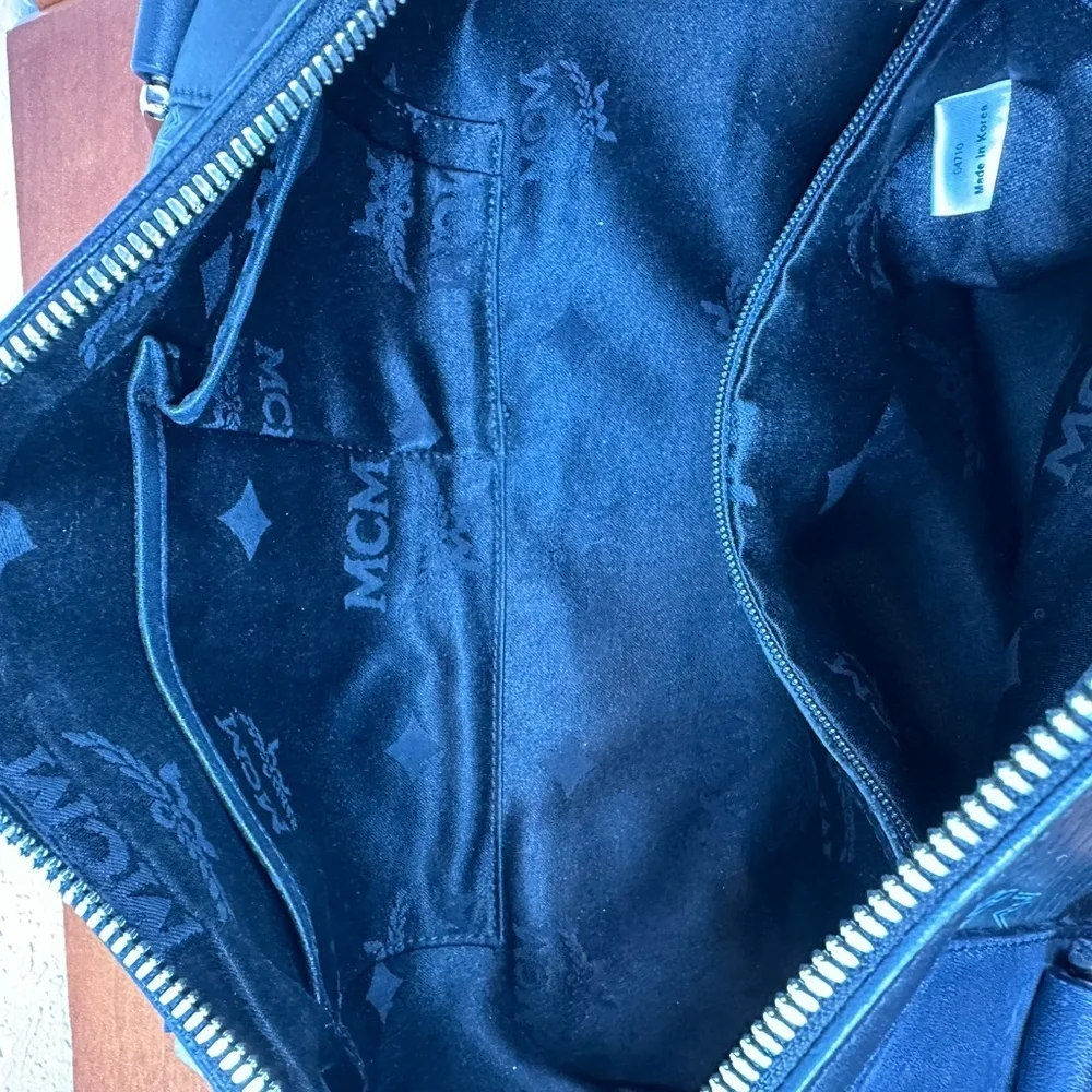 MCM VISETOS BARREL SHOULDER BAG